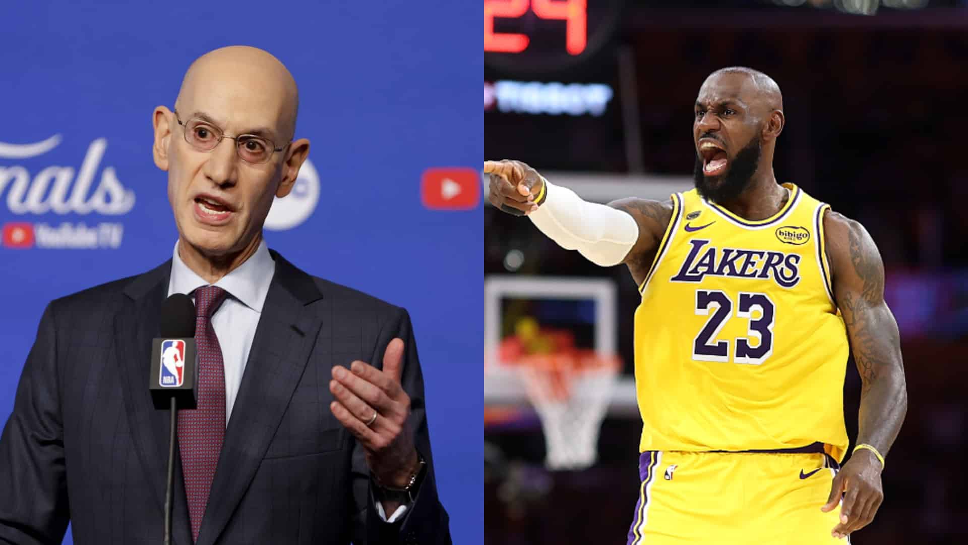 Adams Silvers aicina Lebronu Džeimsu pieņemt lēmumu: NBA kalendārs gaida superzvaigzni