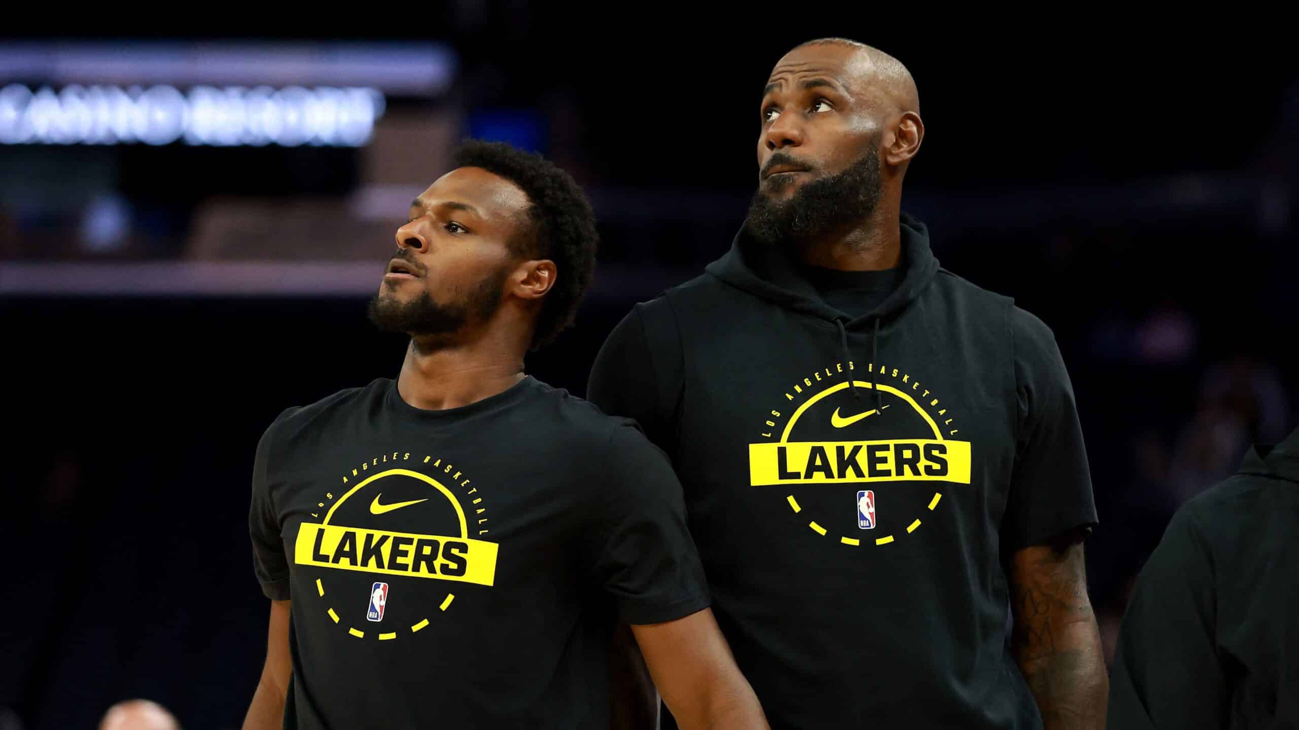 Bronijs Džeimss paliek “Lakers” rindās, nesekojot Lebronam uz “76ers”
