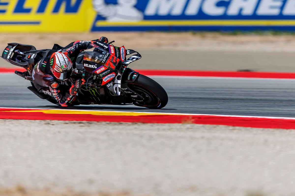 Bezzecchi uzvar kvalifikācijā MotoGP Aragon GP, apsteidz Marquez