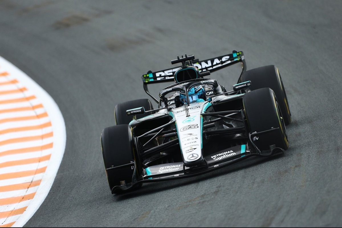 Mercedes meklē atbildes par sniegumu augstajā ātrumā Nīderlandes GP