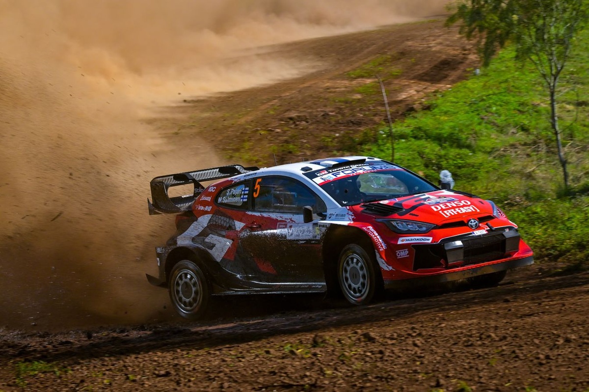 WRC Paraguay: Pajari palielina vadību spēcīga vēja un lietus dēļ
