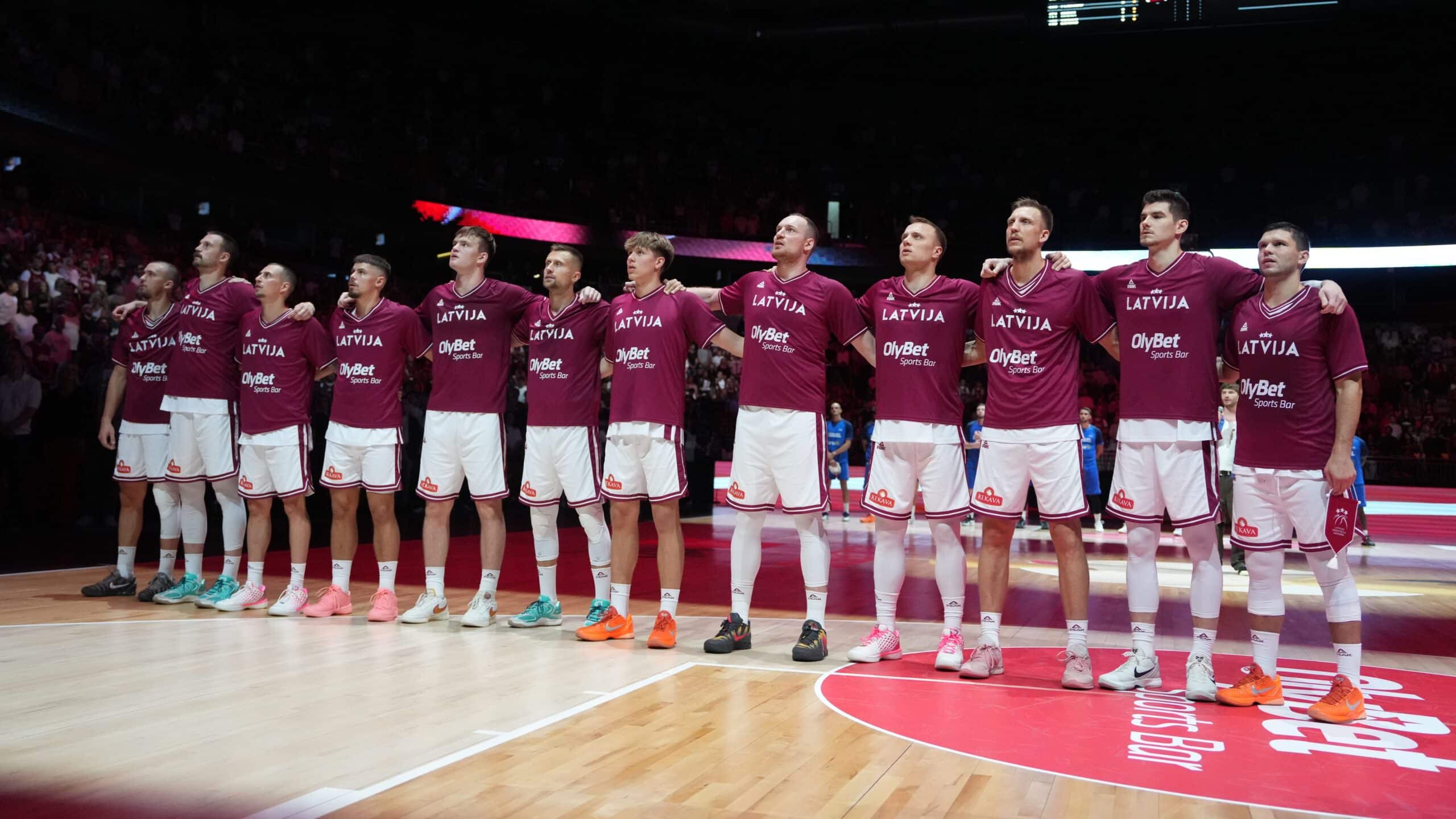 Atjaunots FIBA rangs: Latvijas basketbola izlase saglabā 12. vietu