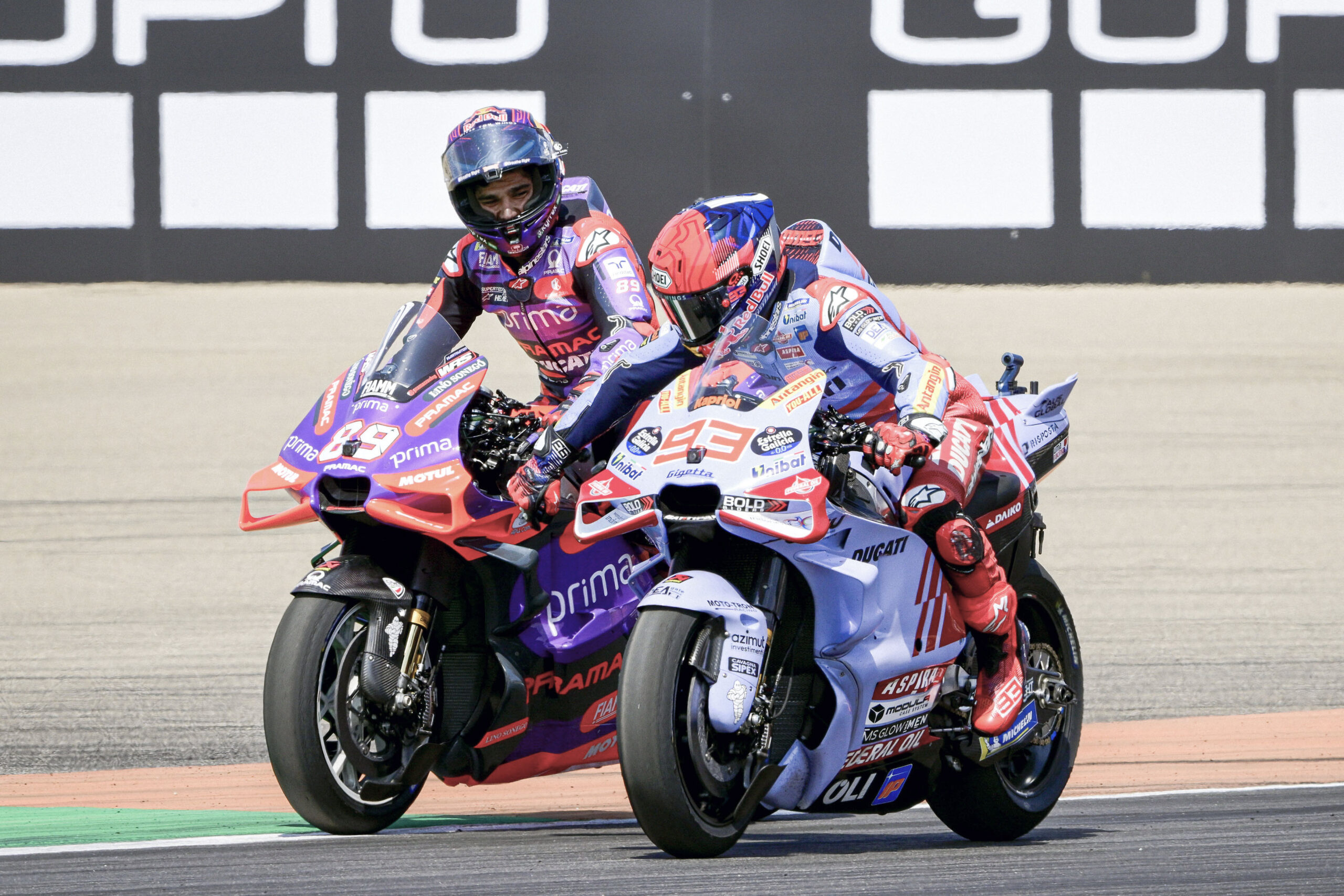 Jorge Martin cīnās Aragon GP, bet nenokļūst uz pjedestāla