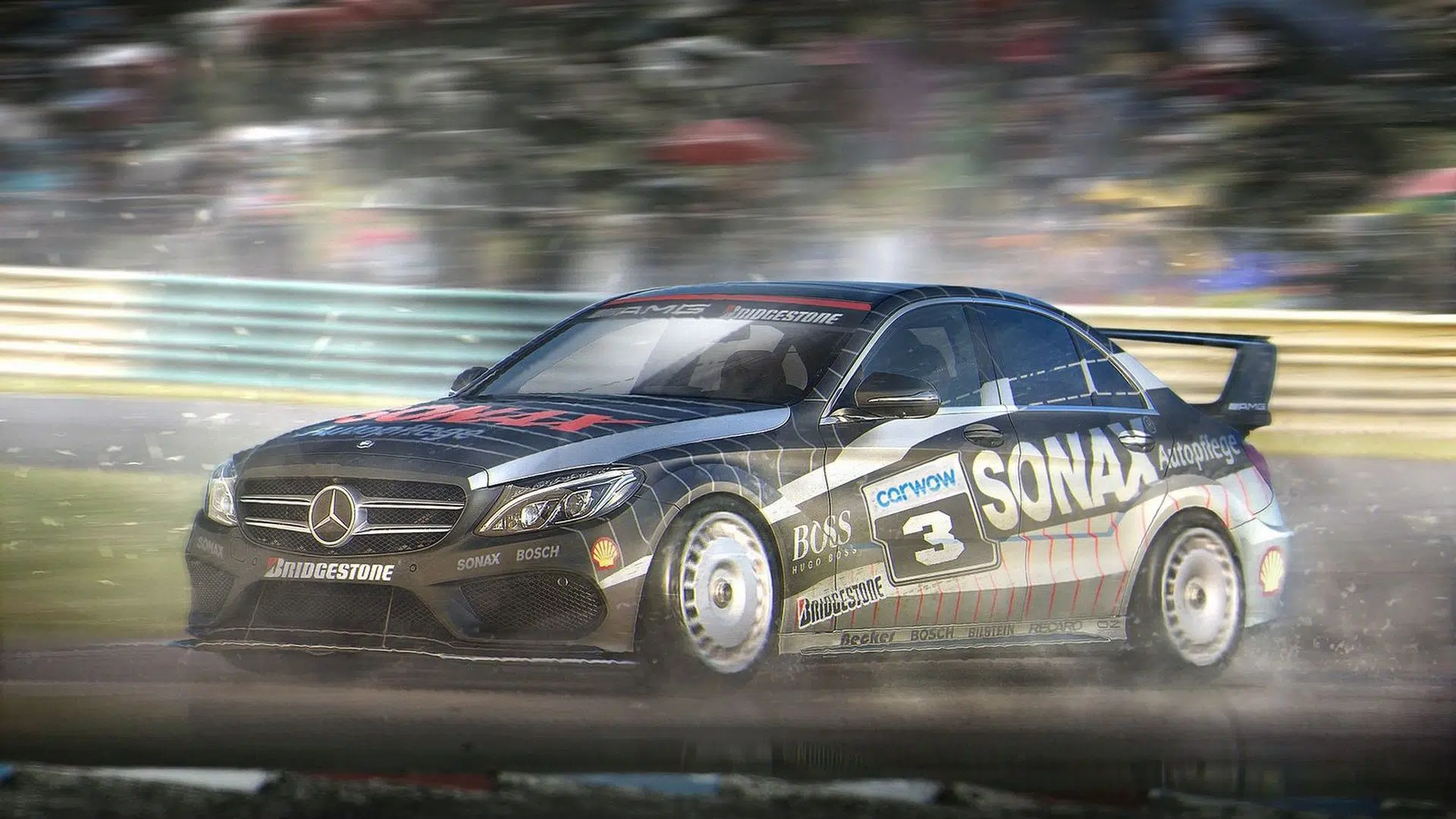 Mercedes komanda dominē BTCC treniņos Croft trasē