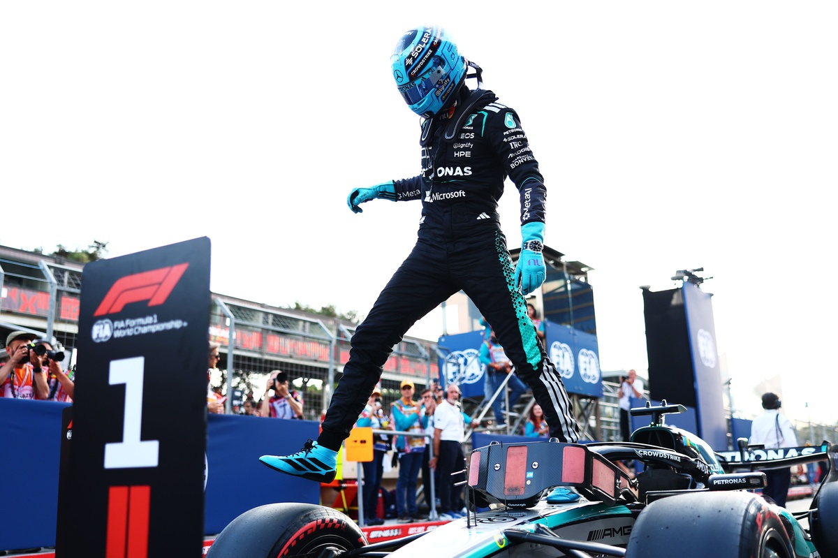 Russell izcīna pole pozīciju Azerbaidžānas GP kvalifikācijā pēc Antonelli avārijas